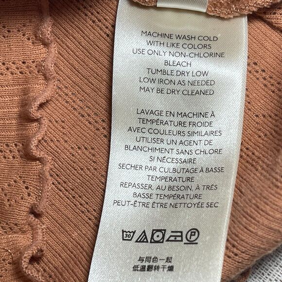 Free People Orange On the Road Cardi - Medium - Picture 10 of 10